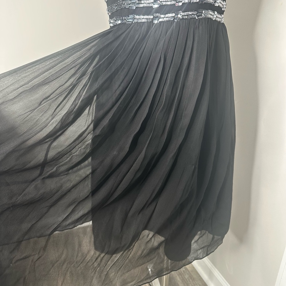 ADRIANNA PAPELL BLACK SEQUIN DRESS-4 PRELOVED - Picture 17 of 17